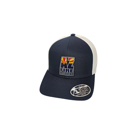 AFMA FlexFit 110 Curved Bill - Navy/White