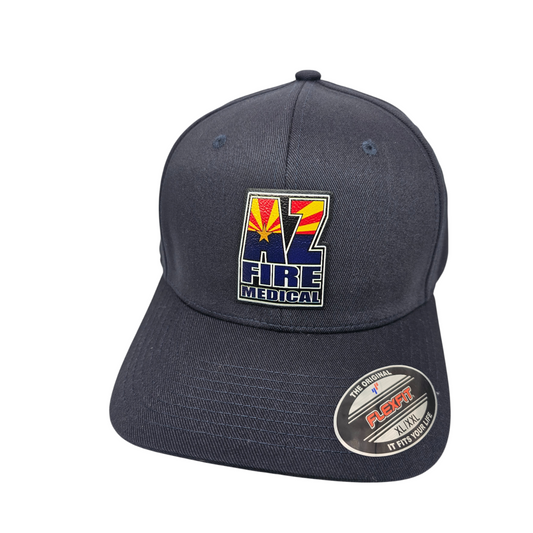 AFMA Flexfit Fitted 6 Panel Curved Bill - Navy Sm/M, L/XL, XXL